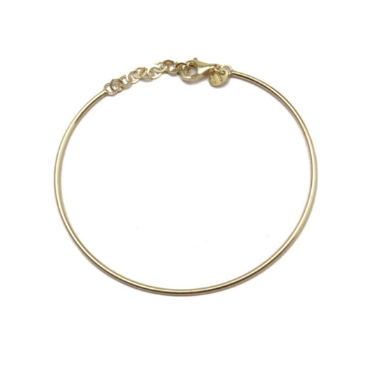 Bracciale bangle in argento placcato oro