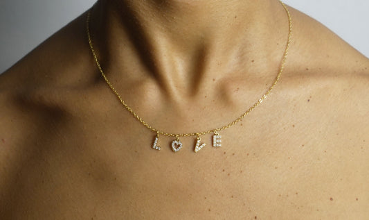 Collana Personalizzata con Lettere | Scegli le Tue Lettere