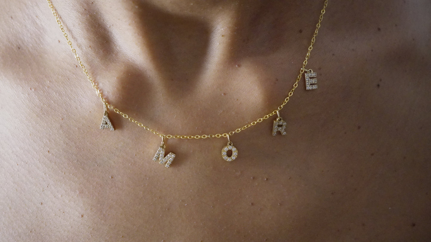 Collier de lettres | Personnalisé