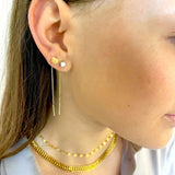 Point of Light chain earrings