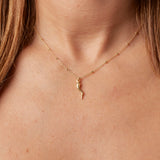 Collana Cornino Dorato - Nuvola Gioielli
