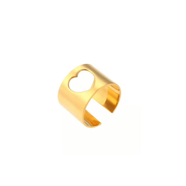 Anello a fascia Heart - Nuvola Gioielli