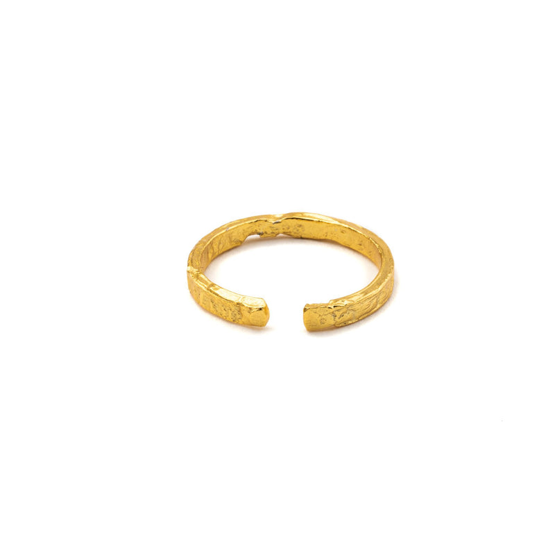 Anello Egypt in argento placcato oro - Nuvola Gioielli