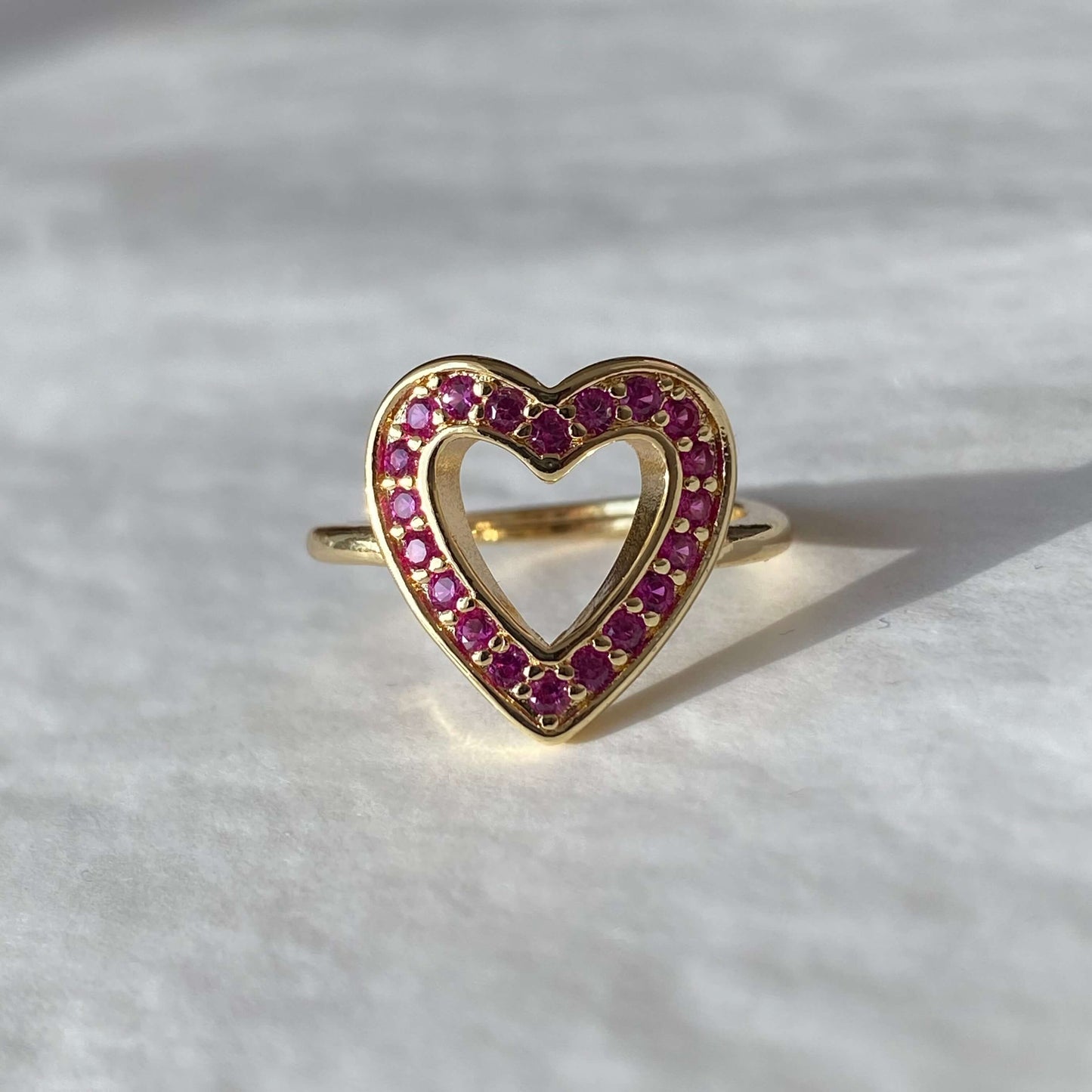 Anello regolabile Pink Love - Nuvola Gioielli