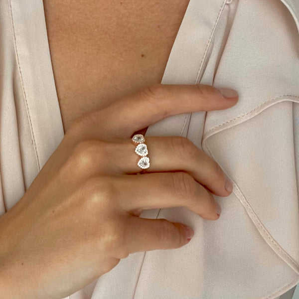 Anello regolabile Trilogy Love - Nuvola Gioielli