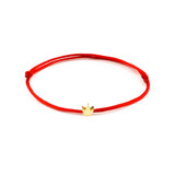 Bracciale regolabile in cotone con micro charm - Nuvola Gioielli