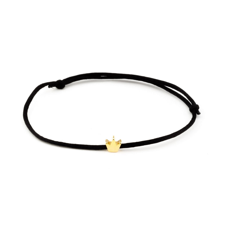 Bracciale regolabile in cotone con micro charm - Nuvola Gioielli