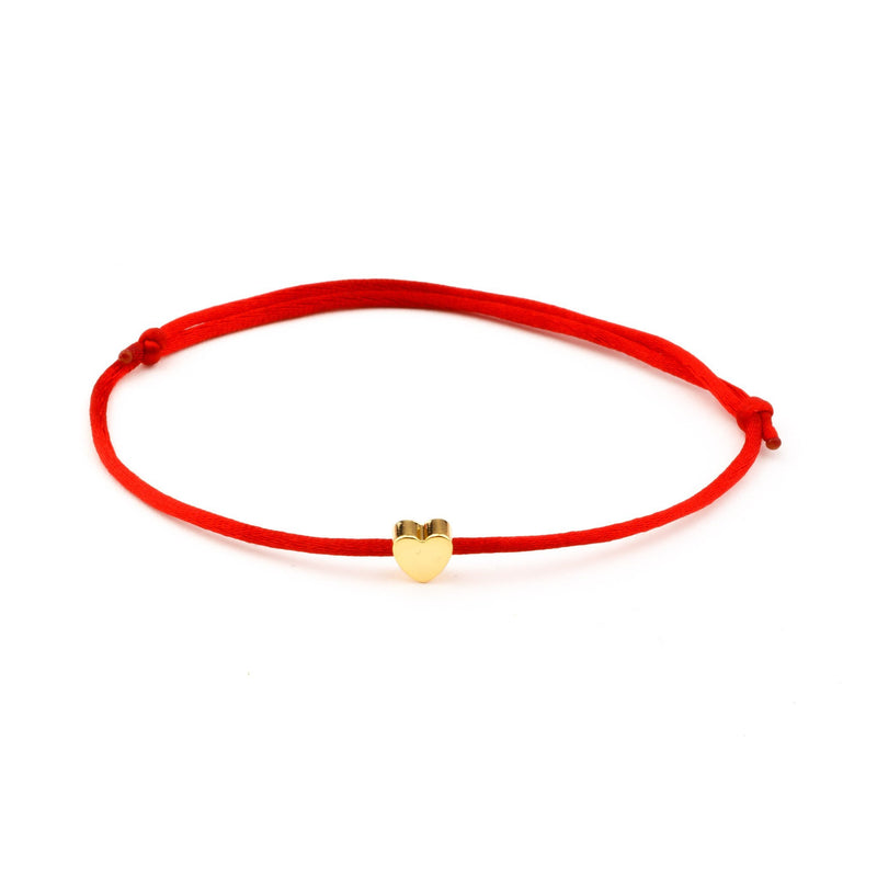 Bracciale regolabile in cotone con micro charm - Nuvola Gioielli