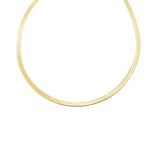 Collana Flat in argento placcato oro - Nuvola Gioielli