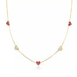 Collana Rainbow Heart - Nuvola Gioielli