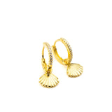 Orecchini pendenti Golden Shell - Nuvola Gioielli